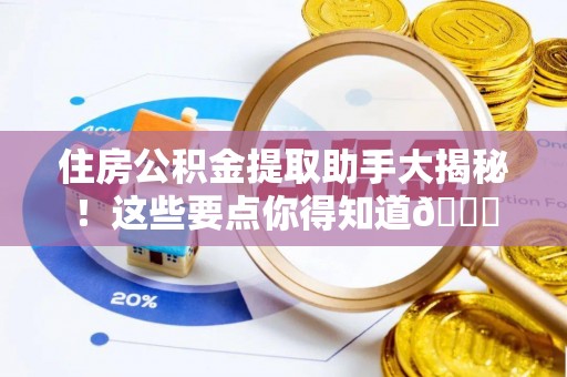 定结住房公积金提取助手大揭秘！这些要点你得知道😎