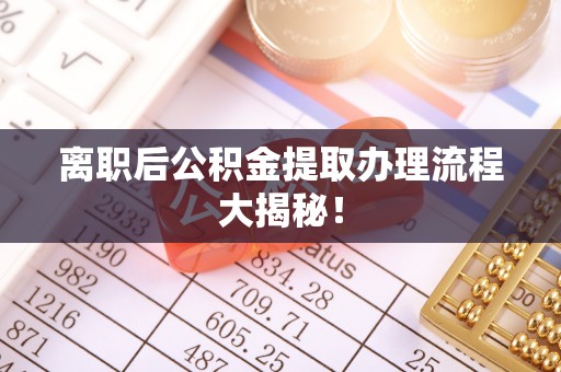 定结离职后公积金提取办理流程大揭秘！