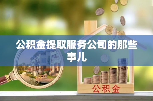 定结公积金提取服务公司的那些事儿