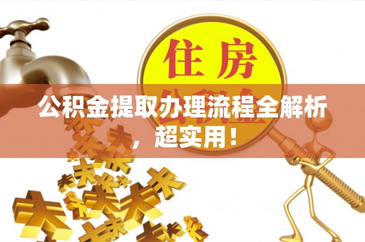 定结公积金提取办理流程全解析，超实用！